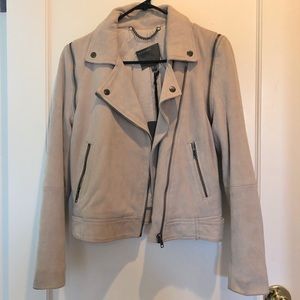Muubaa suede biker jacket